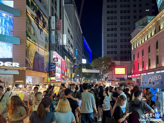 Korean BBQ near Myeongdong Station in Seoul