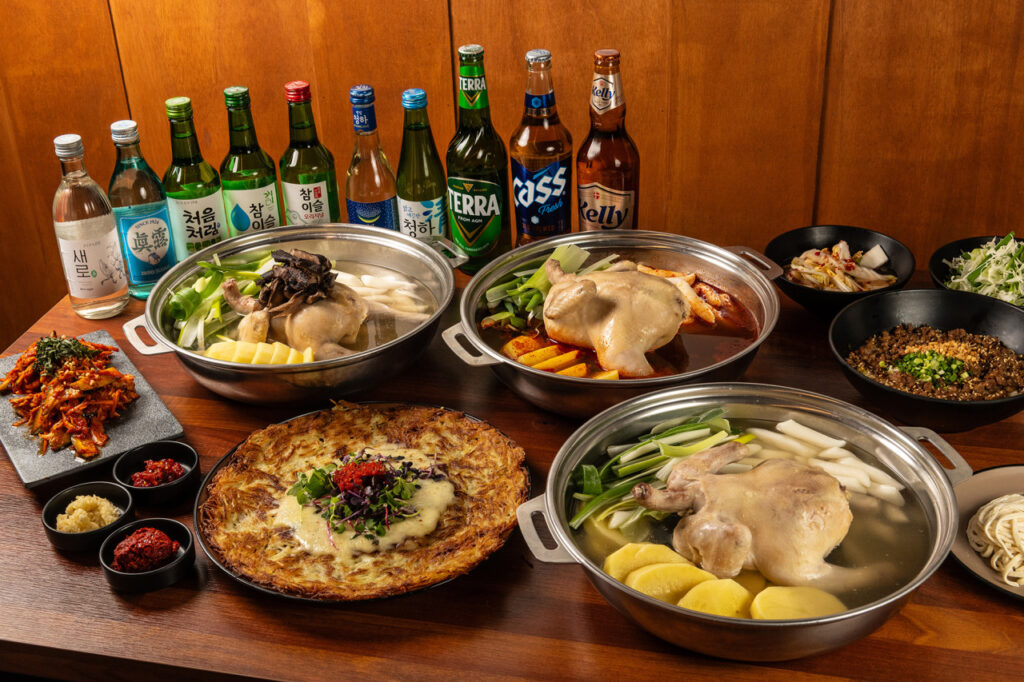 Dakhanmari whole chicken soup in Dongdaemun Seoul