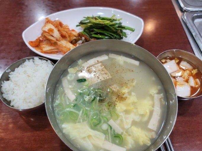 Dried pollack soup at Mugyo-dong Bugeo-guk near Seoul City Hall