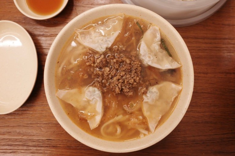 Kalguksu noodles with dumplings at Myeongdong Kyoja