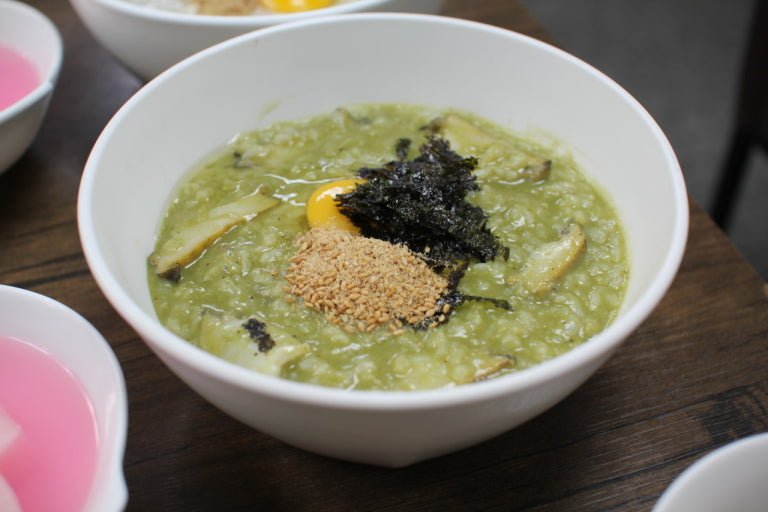 Abalone rice porridge at Songjuk in Chungmuro Seoul