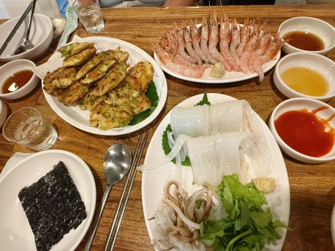 Seasonal seafood and Korean anju at Anju Maeul in Seochon