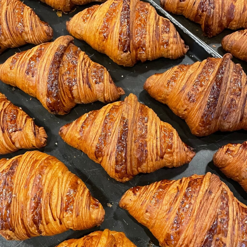 Salt bread and croissant at Salt24 Hyehwa in Seoul