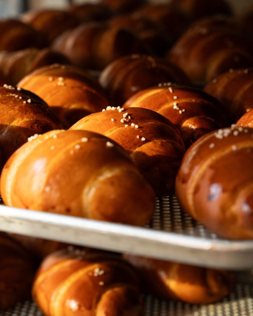 Salt bread and coffee at Soha Salt Pond in Ikseondong, Seoul